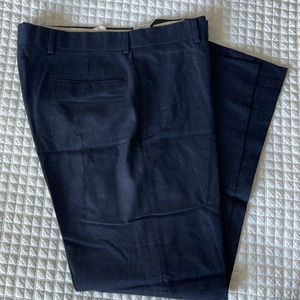 Brooks Brothers Regent 32 x 30 Navy Wool Trousers Pants